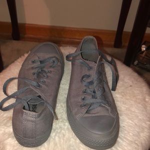 All grey converse